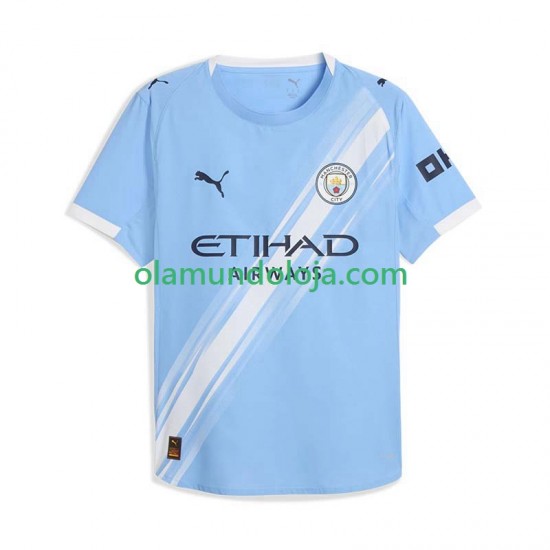 Camisola Manchester City Homem Equipamento Primeiro 2025-2026 Manga Curta